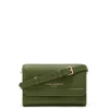 Isabel Bernard Femme Forte Kim groene leren crossbody tas van kalfsleer Flash Sale