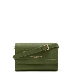 Isabel Bernard Femme Forte Kim groene leren crossbody tas van kalfsleer Flash Sale