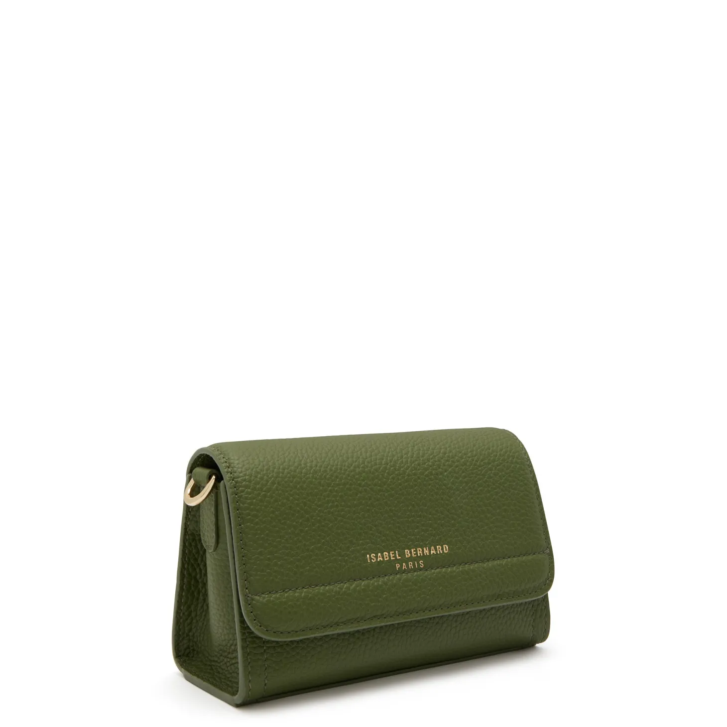 Isabel Bernard Femme Forte Kim groene leren crossbody tas van kalfsleer Flash Sale