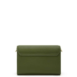 Isabel Bernard Femme Forte Kim groene leren crossbody tas van kalfsleer Flash Sale