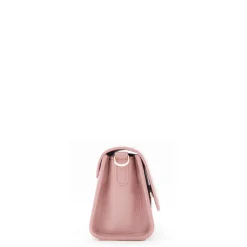 Isabel Bernard Femme Forte Kim roze leren crossbody tas van kalfsleer Outlet