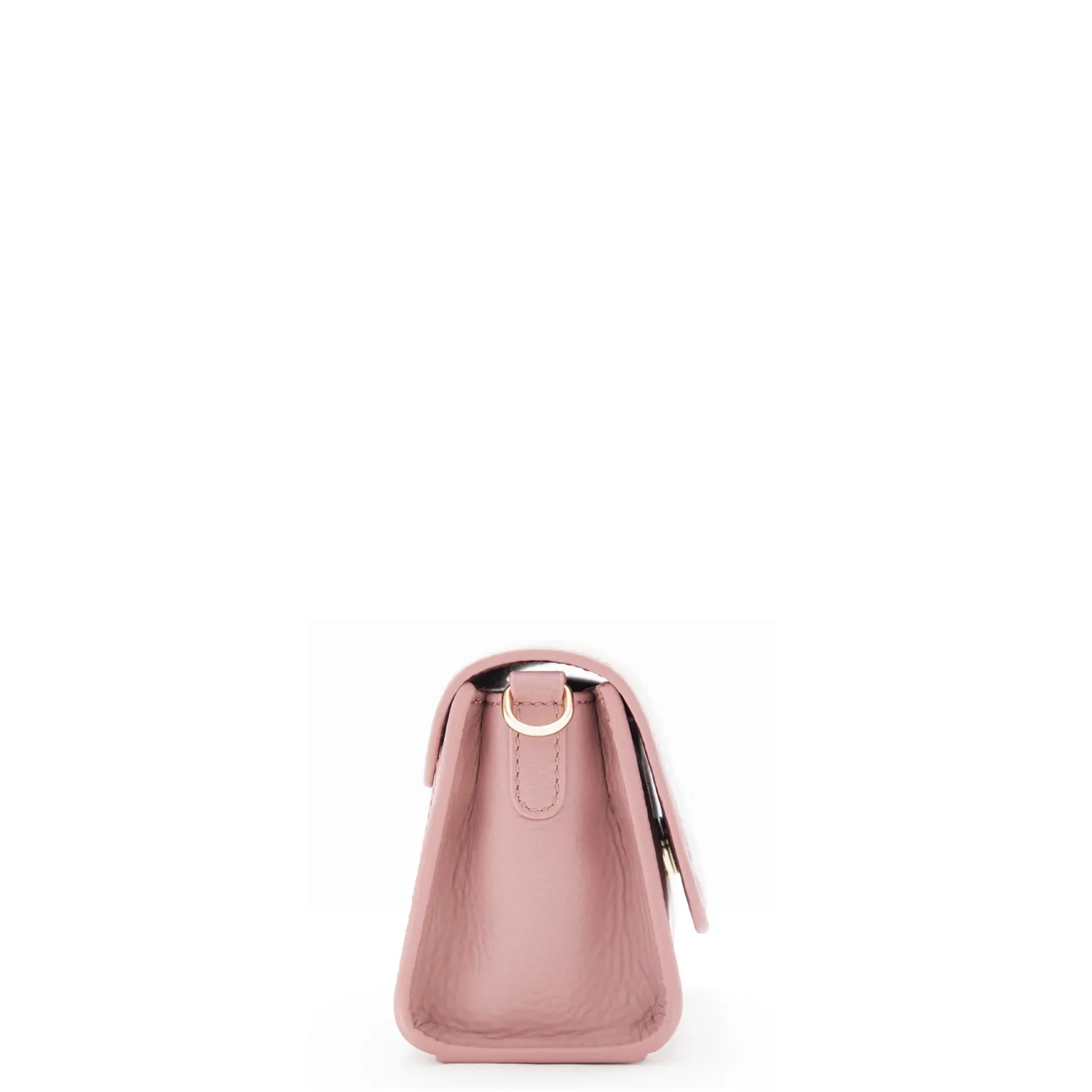 Isabel Bernard Femme Forte Kim roze leren crossbody tas van kalfsleer Outlet