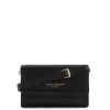 Isabel Bernard Femme Forte Kim zwarte leren crossbody tas van kalfsleer Cheap