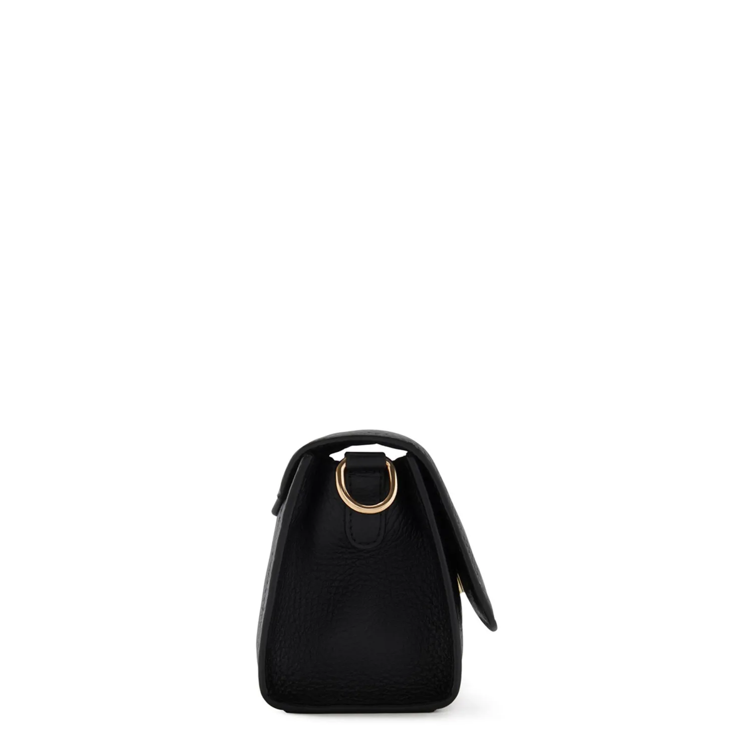 Isabel Bernard Femme Forte Kim zwarte leren crossbody tas van kalfsleer Cheap