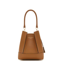Isabel Bernard Femme Forte Minette camel leren handtas van kalfsleer Fashion