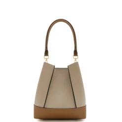 Isabel Bernard Femme Forte Minette taupe leren handtas van kalfsleer Flash Sale