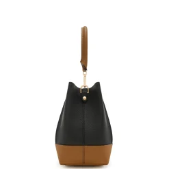 Isabel Bernard Femme Forte Minette zwarte leren handtas van kalfsleer Clearance