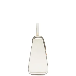 Isabel Bernard Femme Forte Simone Midi witte leren handtas van kalfsleer Discount