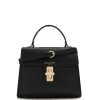 Isabel Bernard Femme Forte Simone Midi zwarte leren handtas van kalfsleer Shop