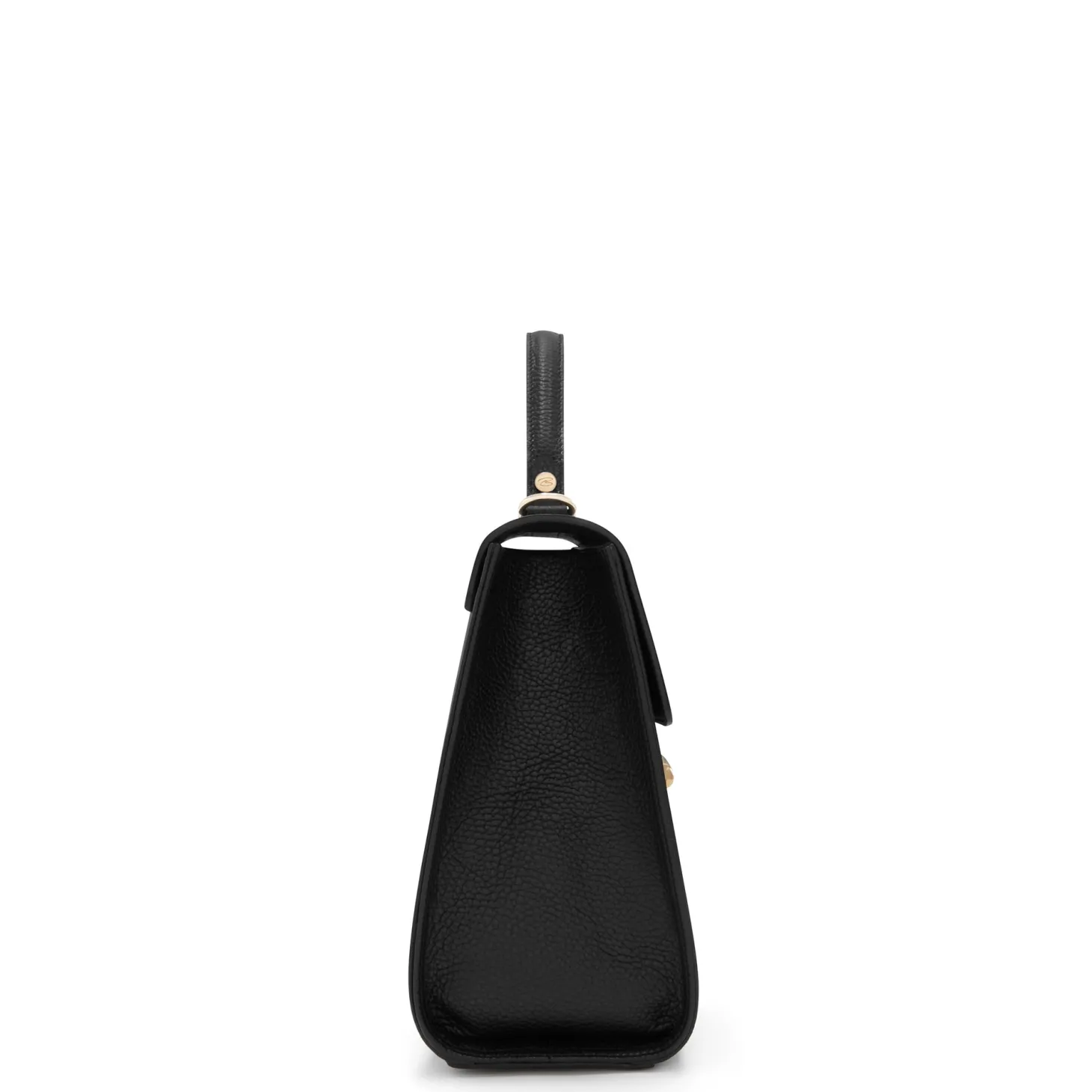 Isabel Bernard Femme Forte Simone Midi zwarte leren handtas van kalfsleer Shop