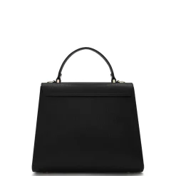 Isabel Bernard Femme Forte Simone Midi zwarte leren handtas van kalfsleer Shop