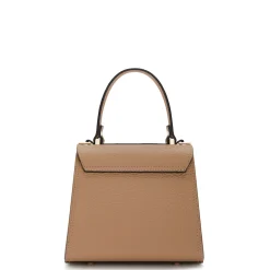 Isabel Bernard Femme Forte Simone Mini beige leren handtas van kalfsleer Online