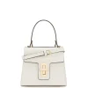 Isabel Bernard Femme Forte Simone Mini witte leren handtas van kalfsleer Shop