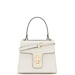 Isabel Bernard Femme Forte Simone Mini witte leren handtas van kalfsleer Shop
