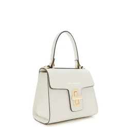 Isabel Bernard Femme Forte Simone Mini witte leren handtas van kalfsleer Shop