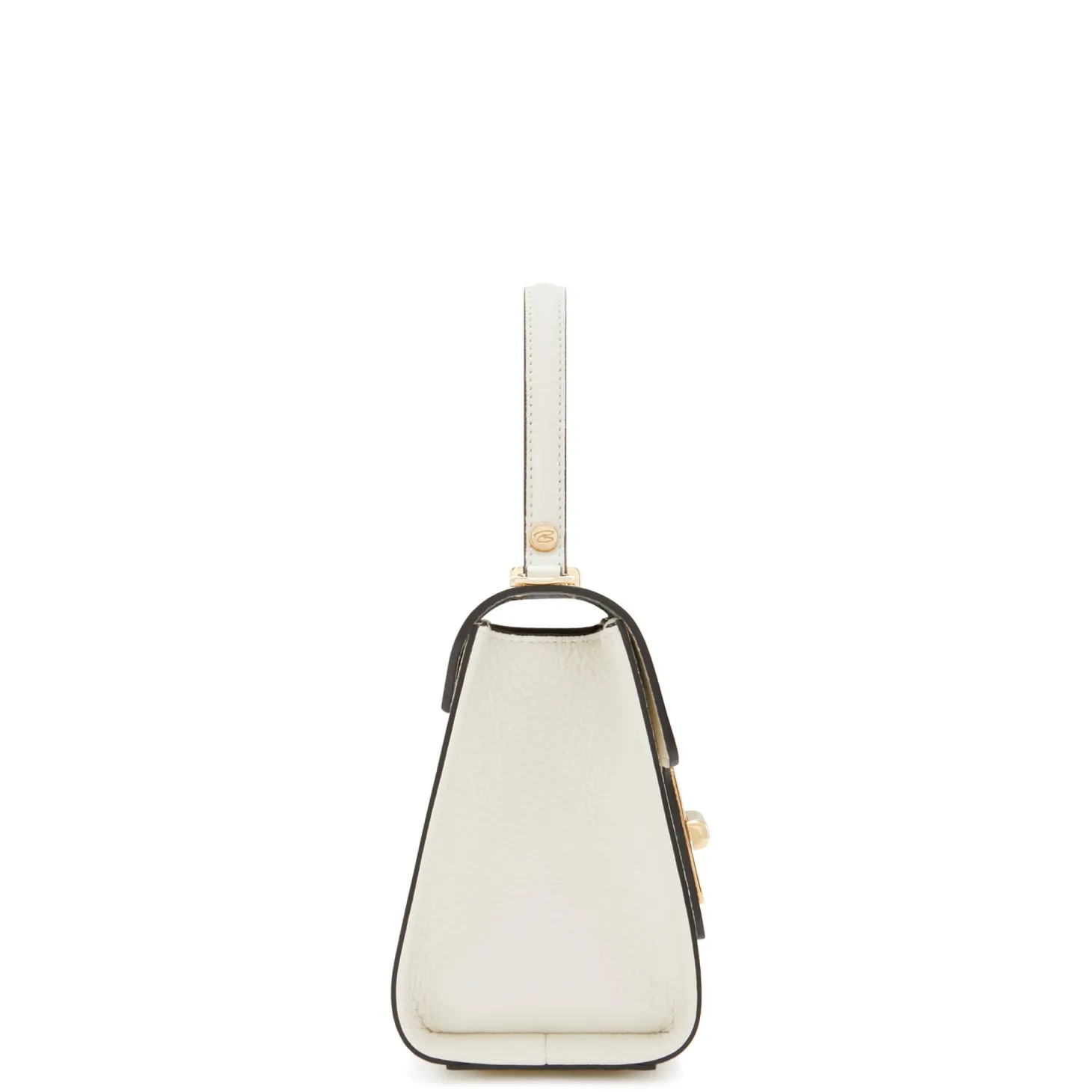 Isabel Bernard Femme Forte Simone Mini witte leren handtas van kalfsleer Shop