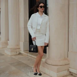 Isabel Bernard Femme Forte Simone Mini zwarte leren handtas van kalfsleer Fashion
