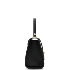 Isabel Bernard Femme Forte Simone Mini zwarte leren handtas van kalfsleer Fashion