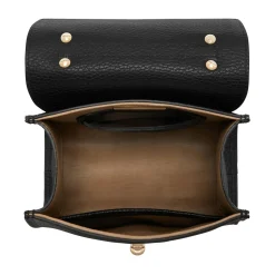 Isabel Bernard Femme Forte Simone Mini zwarte leren handtas van kalfsleer Fashion