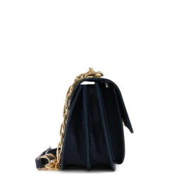 Isabel Bernard Femme Forte Valerie blauwe leren schoudertas van kalfsleer Discount