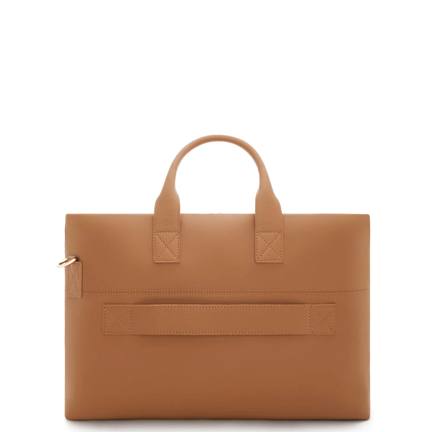 Isabel Bernard Honoré Anique camel leren handtas van kalfsleer met 16.4 inch laptopvak Cheap