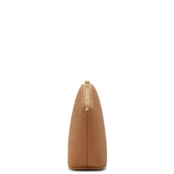 Isabel Bernard Honoré Brunelle camel leren toilettas van kalfsleer Cheap