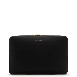 Isabel Bernard Honoré Caress zwarte leren laptop hoes van kalfsleer Shop