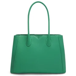 Isabel Bernard Honoré Cloe groene leren handtas van kalfsleer New