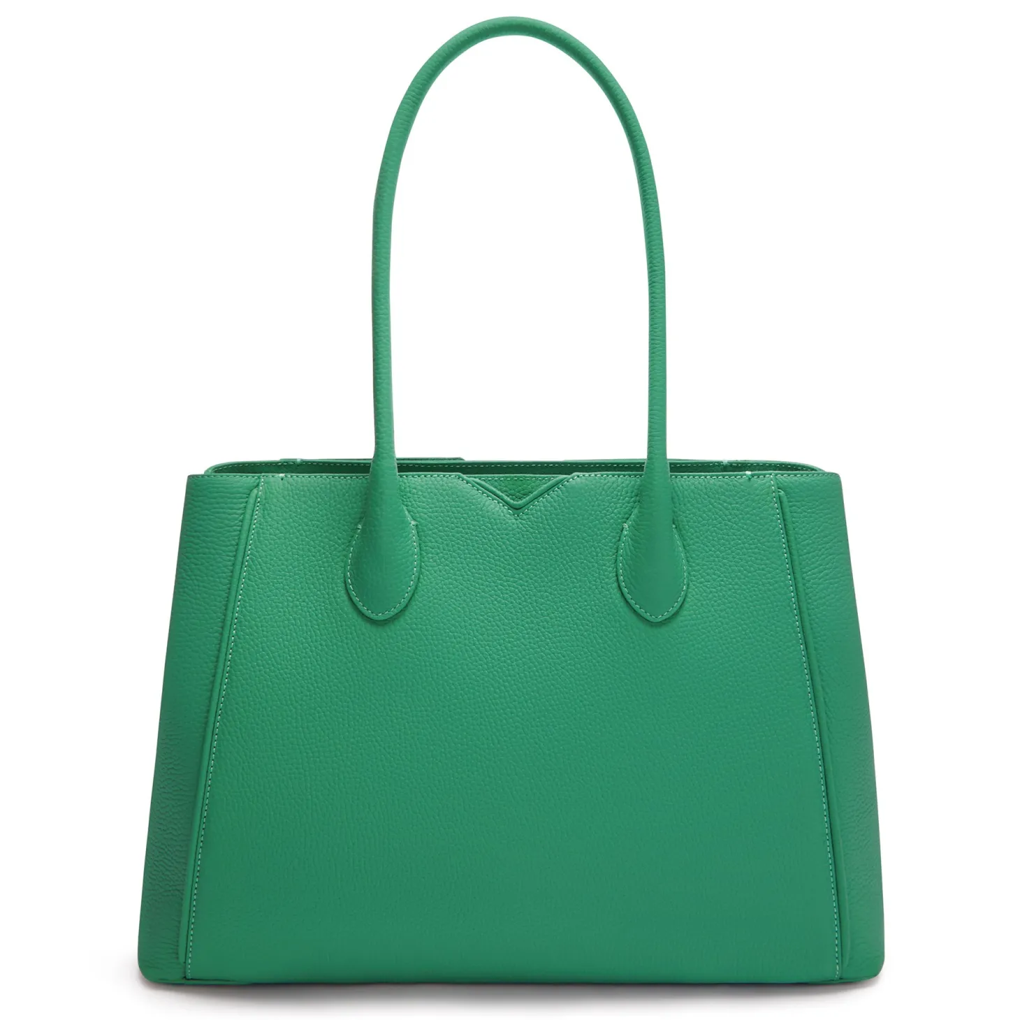 Isabel Bernard Honoré Cloe groene leren handtas van kalfsleer New