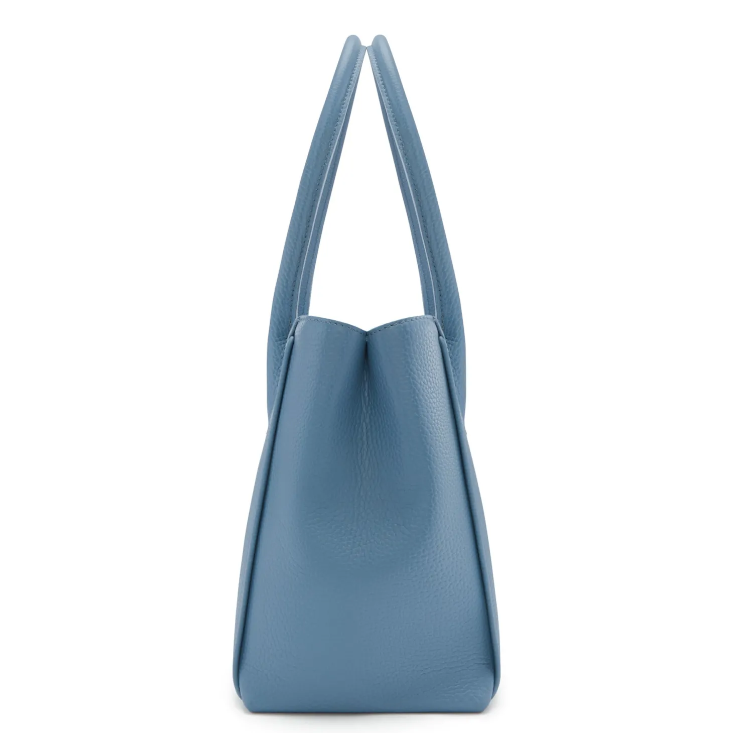 Isabel Bernard Honoré Cloe Midi blauwe leren handtas van kalfsleer Shop