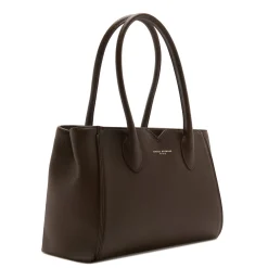 Isabel Bernard Honoré Cloe Midi bruine leren handtas van kalfsleer Flash Sale
