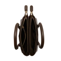 Isabel Bernard Honoré Cloe Midi bruine leren handtas van kalfsleer Flash Sale