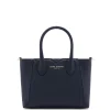 Isabel Bernard Honoré Cloe Mini blauwe leren handtas van kalfsleer Flash Sale