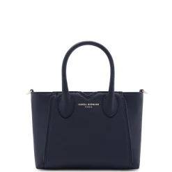 Isabel Bernard Honoré Cloe Mini blauwe leren handtas van kalfsleer Flash Sale