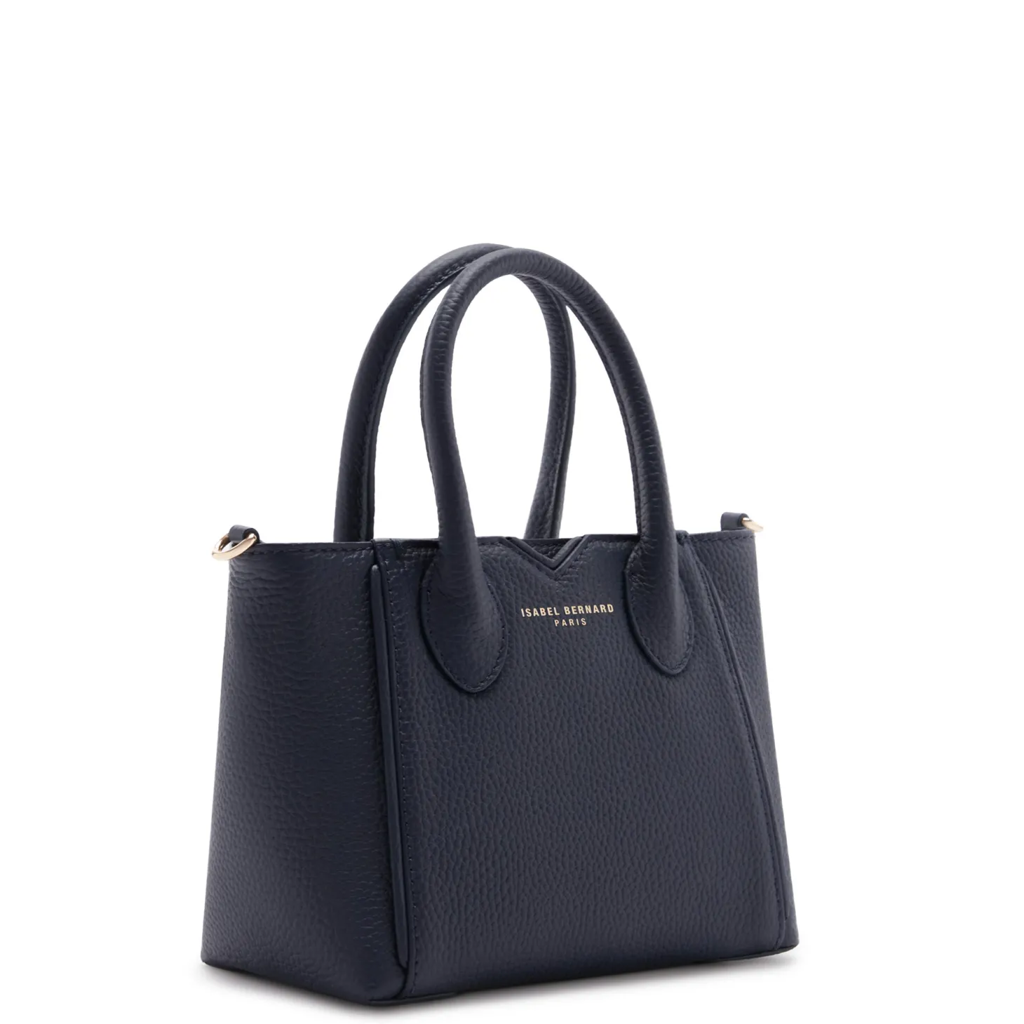 Isabel Bernard Honoré Cloe Mini blauwe leren handtas van kalfsleer Flash Sale