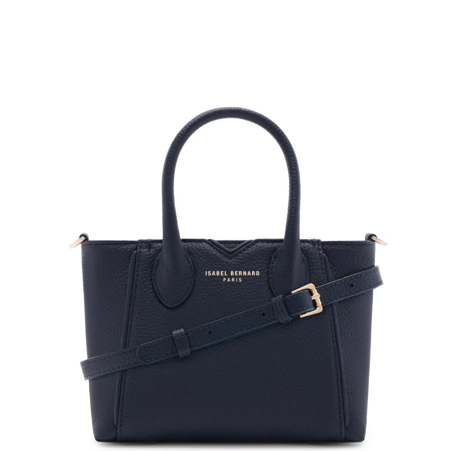 Isabel Bernard Honoré Cloe Mini blauwe leren handtas van kalfsleer Flash Sale