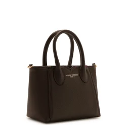 Isabel Bernard Honoré Cloe Mini bruine leren handtas van kalfsleer Sale