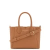 Isabel Bernard Honoré Cloe Mini camel leren handtas van kalfsleer Shop
