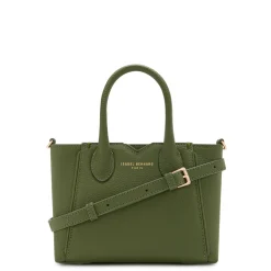 Isabel Bernard Honoré Cloe Mini groene leren handtas van kalfsleer Hot
