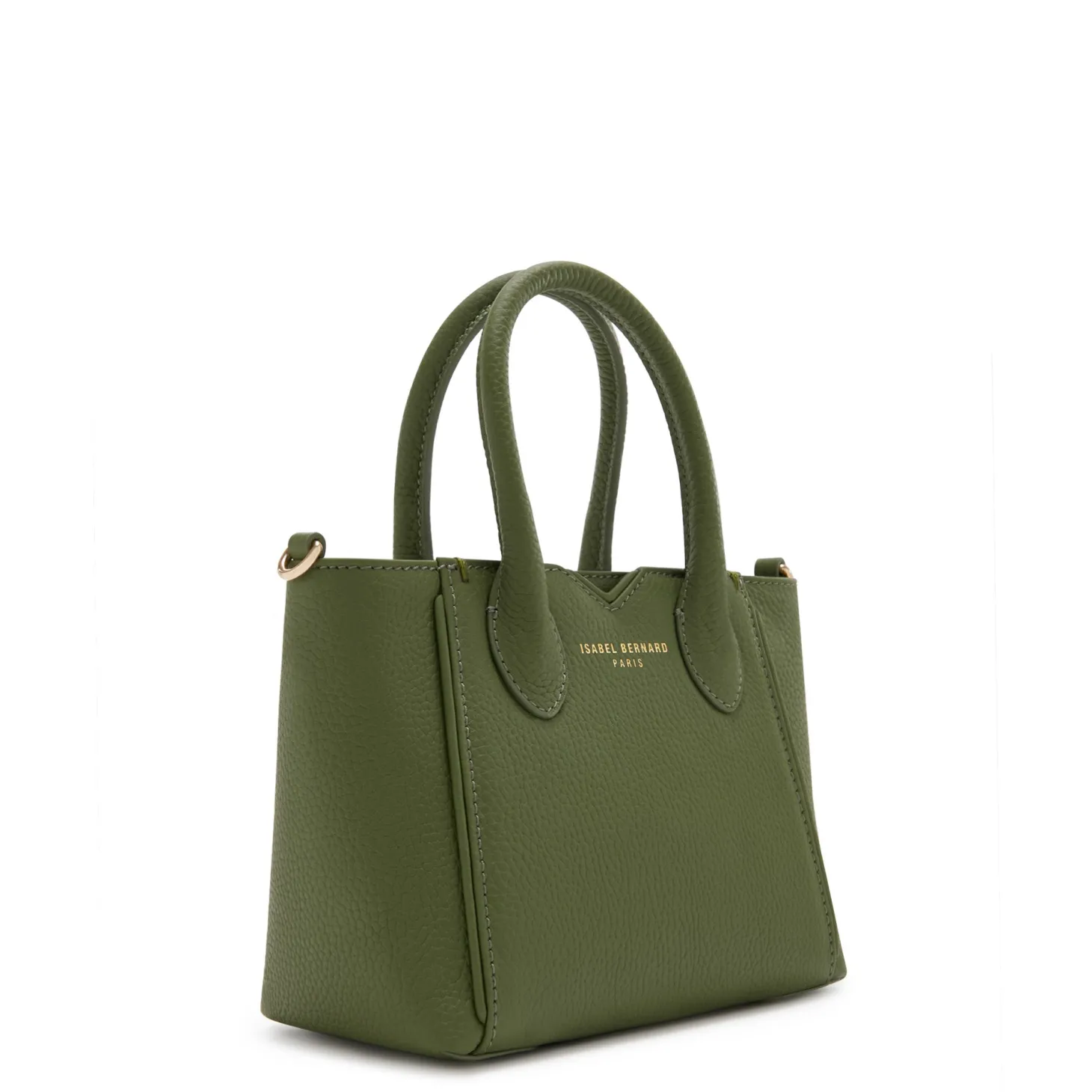 Isabel Bernard Honoré Cloe Mini groene leren handtas van kalfsleer Hot