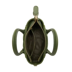 Isabel Bernard Honoré Cloe Mini groene leren handtas van kalfsleer Hot