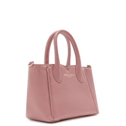 Isabel Bernard Honoré Cloe Mini roze leren handtas van kalfsleer Fashion