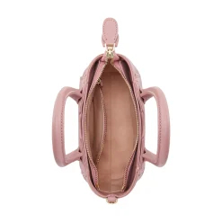Isabel Bernard Honoré Cloe Mini roze leren handtas van kalfsleer Fashion