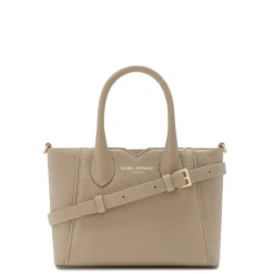 Isabel Bernard Honoré Cloe Mini taupe leren handtas van kalfsleer Shop