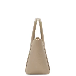 Isabel Bernard Honoré Cloe Mini taupe leren handtas van kalfsleer Shop