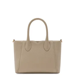Isabel Bernard Honoré Cloe Mini taupe leren handtas van kalfsleer Shop