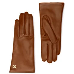 Isabel Bernard Honoré Eleanor cognac leren handschoenen van geitenleer Best Sale