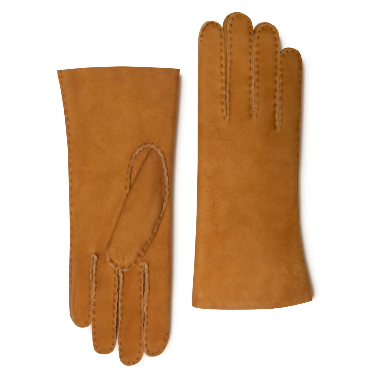 Isabel Bernard Honoré Eleanor cognac leren handschoenen van geitenleer Online
