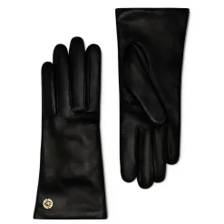Isabel Bernard Honoré Eleanor zwarte leren handschoenen van geitenleer Flash Sale