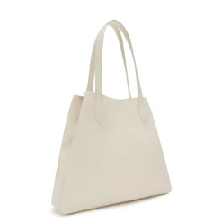 Isabel Bernard Honoré Francine crème leren shopper van kalfsleer New
